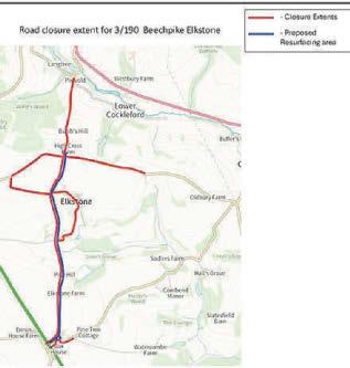 Roadworks Residents fear being trapped in the village