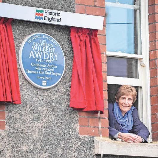 Author remembered Blue plaque honours creator of Thomas stories