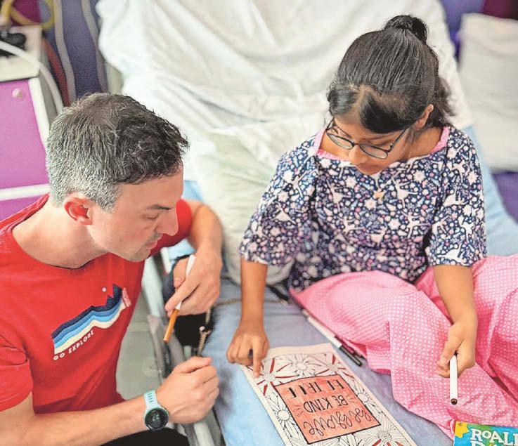 Next adventure Jamie McDonald's charity helps sick children in hospital