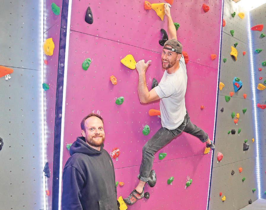 Perfect for the brave and the Bouldering