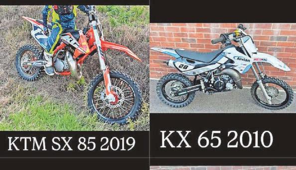 Motocross bikes worth £20K stolen
