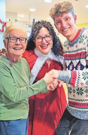Matthew is a Christmas gift of joy for residents
