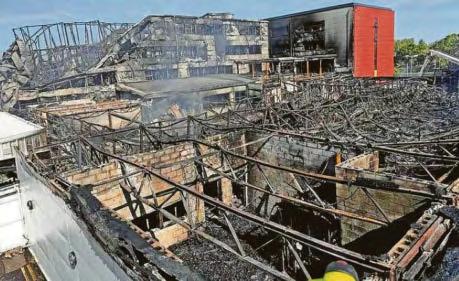 Crews scale down major operation after days at fire