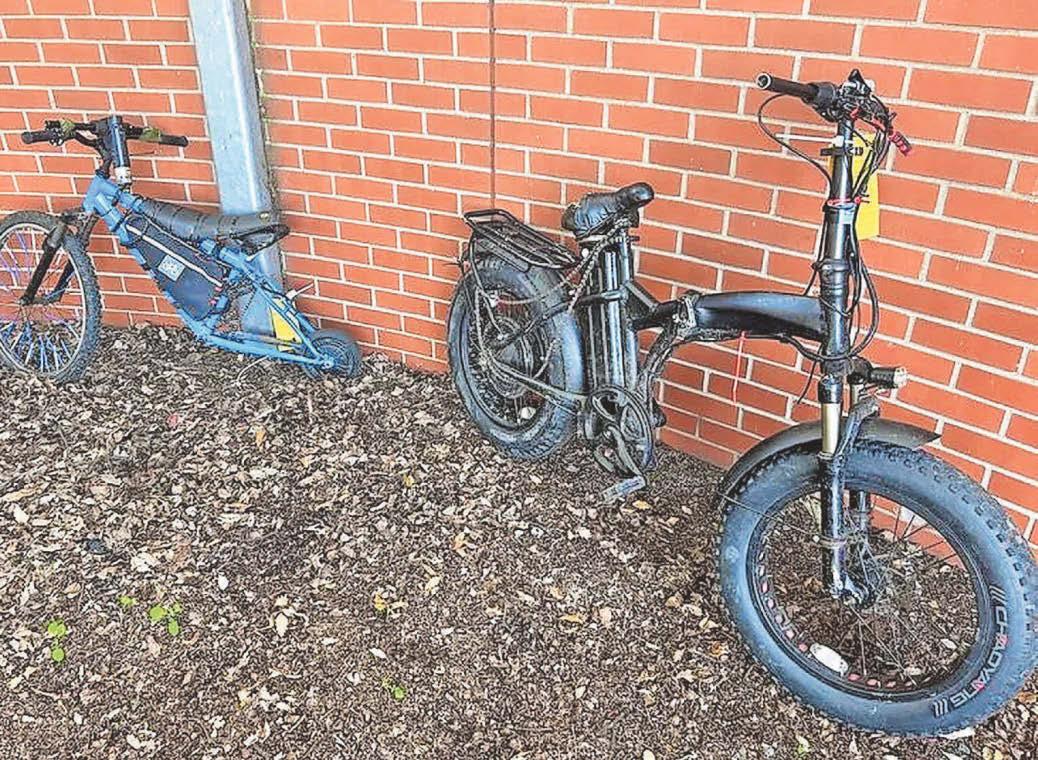 Bikes seized and set to be destroyed