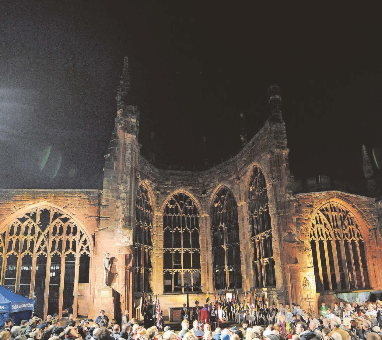 Cathedral service and vigil to commemorate Cov Blitz anniversary