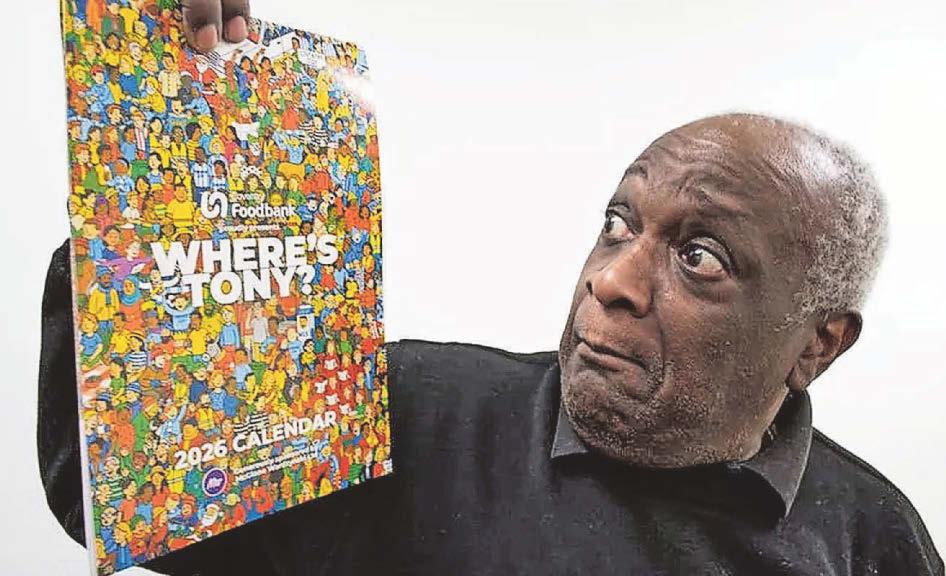 Tony finds himself in a charity puzzle calendar