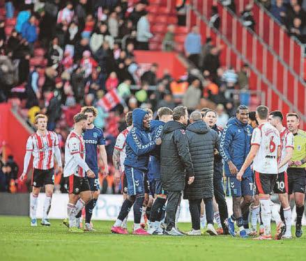 City & Southampton charged after melee
