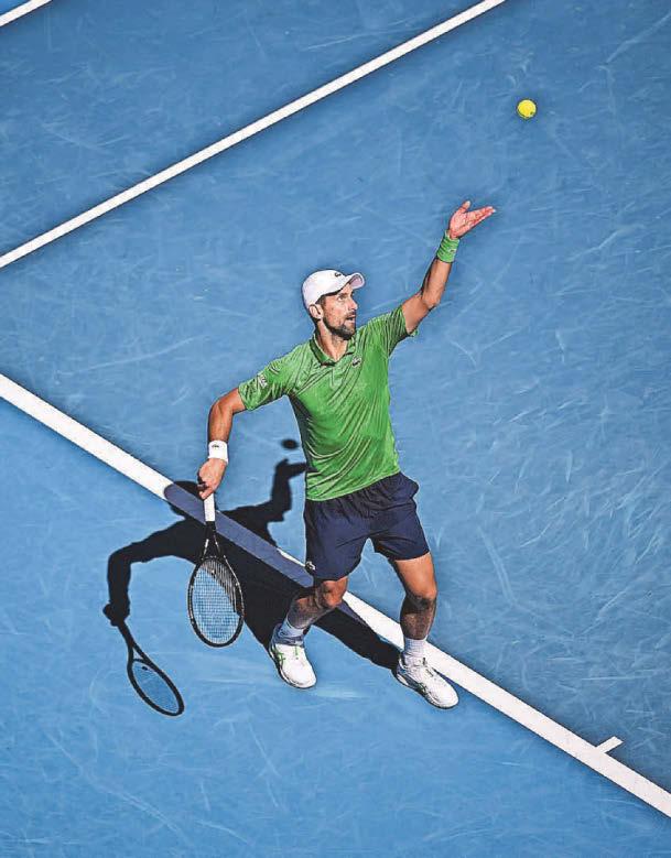 Novak is through in quest for 11th title