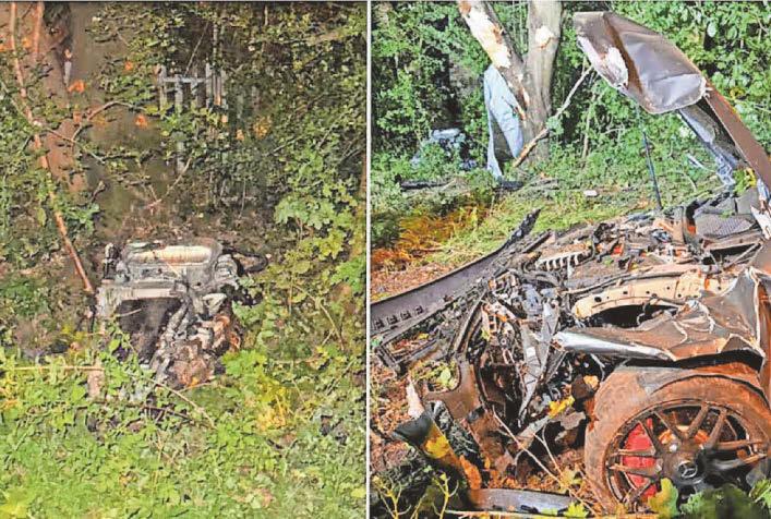 Three hurt in major car crash