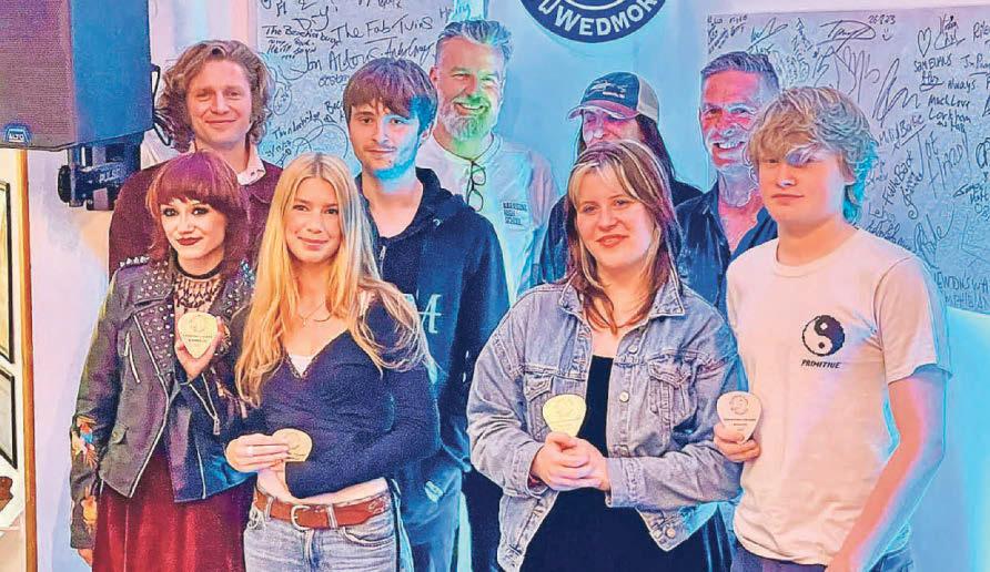 Judges' expert ears thrill to the sounds of young acts