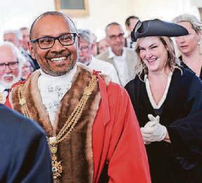 Mayor embodies the spirit of enterprise and diversity