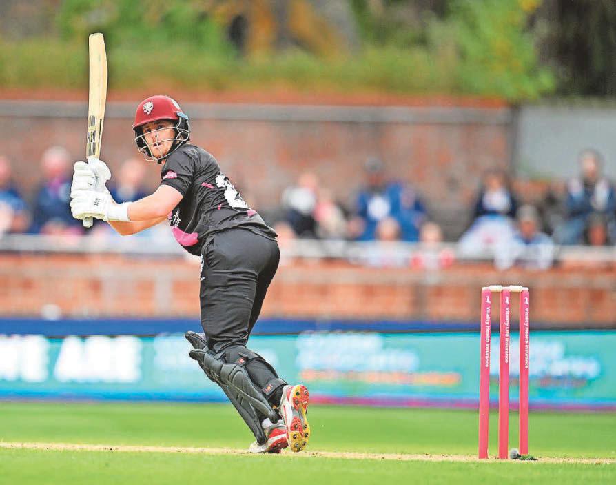 Century ends Somerset's winning start to the Blast