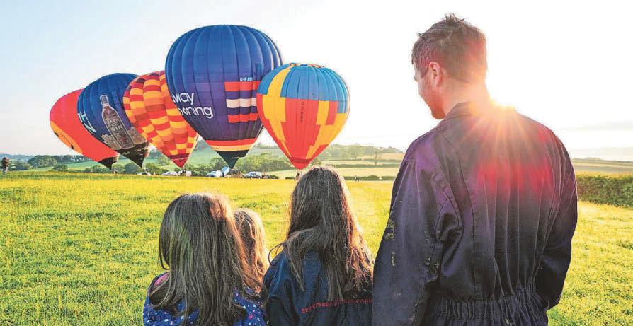 Balloon launch with funds for new festival already soaring