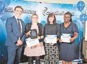 Care staff celebrate colleagues’ awards