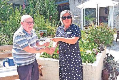 Ex-employer is proud to support devoted gardener