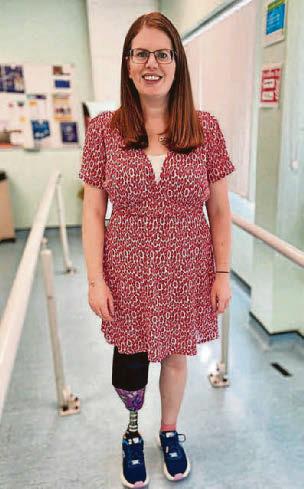 Mum lost leg to 'injury' that was actually cancer