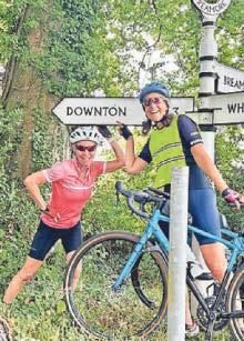 Bicycling buddies hope to spread message