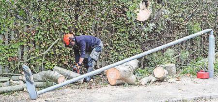 Left without power after storm hits