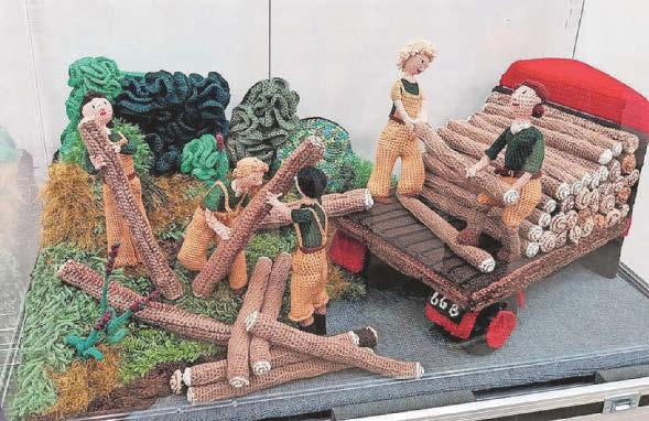 When wartime nation knitted together