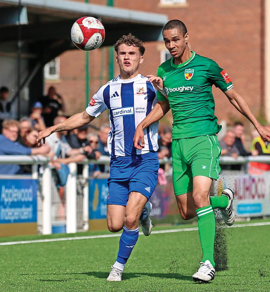 Abbey hold their nerve from the spot to make step up...