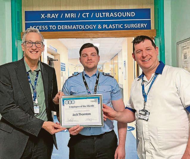 Heroic hospital porter to the rescue after patient collapses