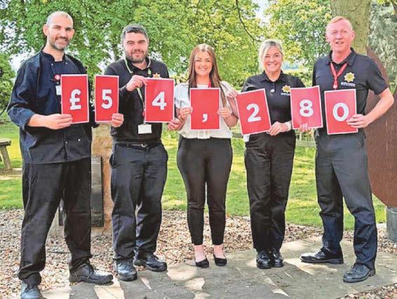 Firefighters raise £54k to mark big 50th anniversary
