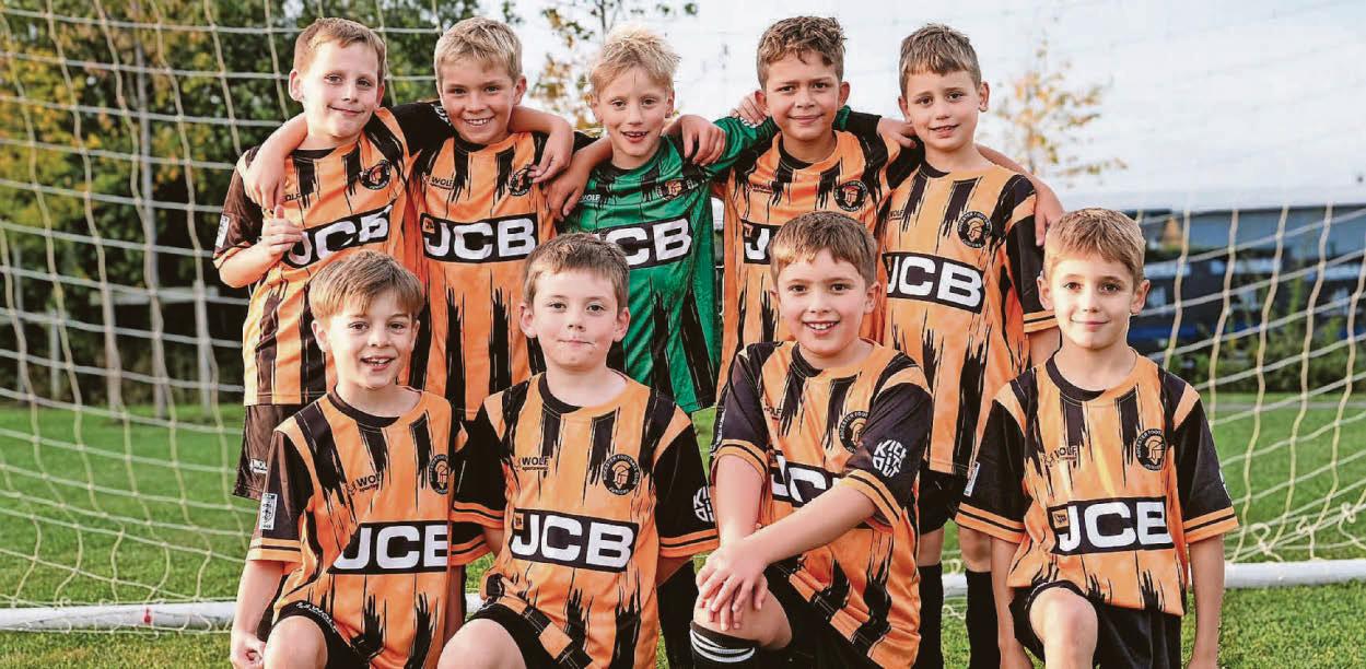 Junior teams kitted out for success thanks to JCB support