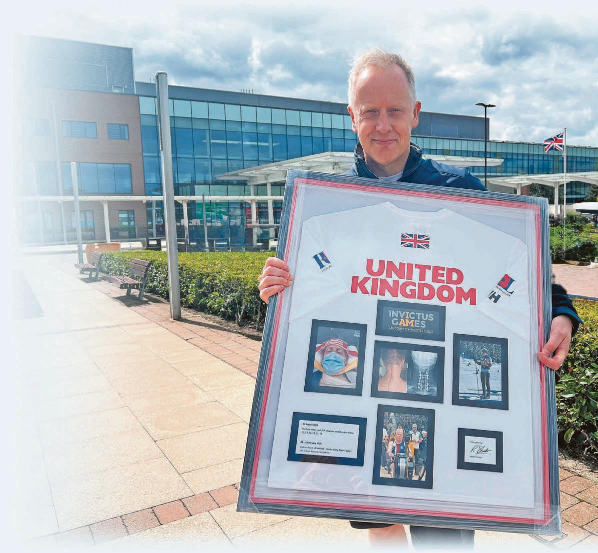 Veteran Rob thanks medics after achieving Invictus Games dream