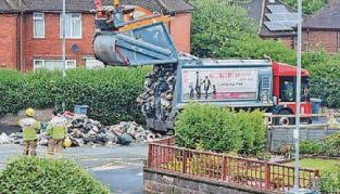 Warning after lithium battery blamed for bin wagon blaze