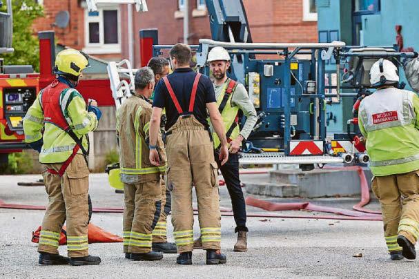 Two in hospital after blaze tears through Chinese restaurant