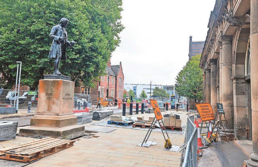 Wedgwood statue returns in a 'more prominent position'