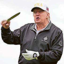Trump's farewell to UK so he can 'put out fires'