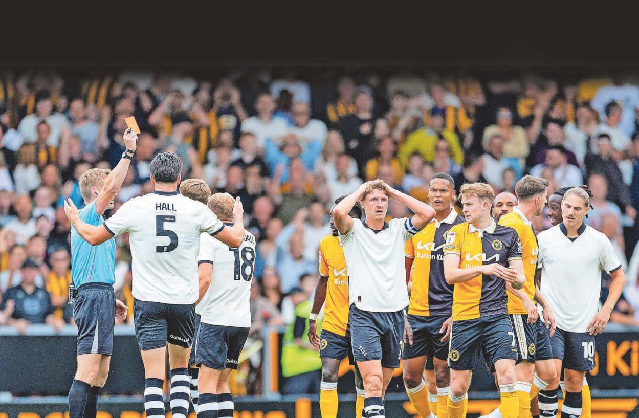 Manager is refusing to see red over Vale sending-off