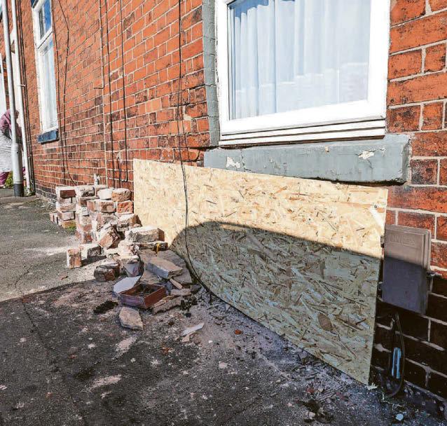 Driver, 20, arrested after car hits a pedestrian and house