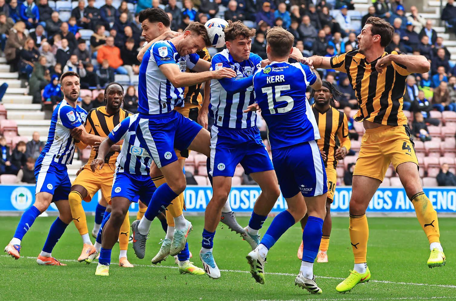AS WIGAN NET THE POINTS