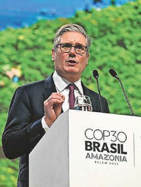 Starmer promises UK will 'double down' on net zero