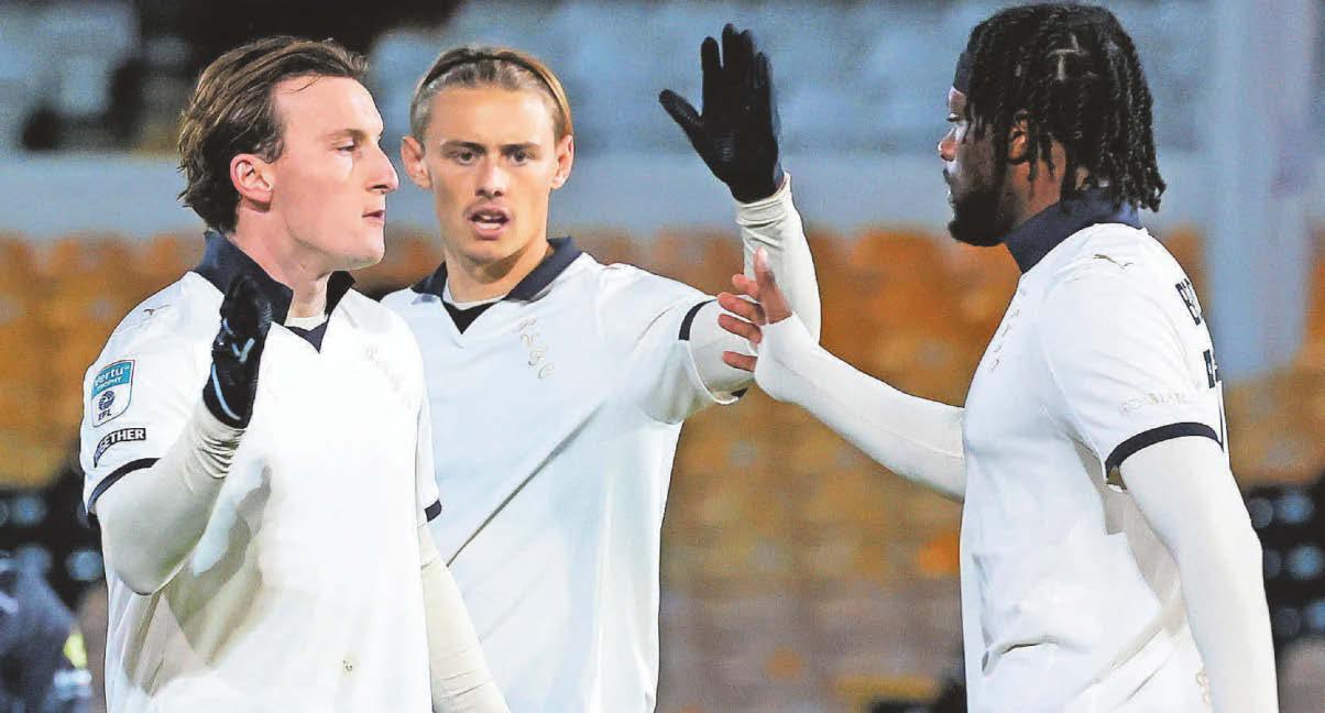 Paton looking forward after Vale find goal touch in Trophy victory