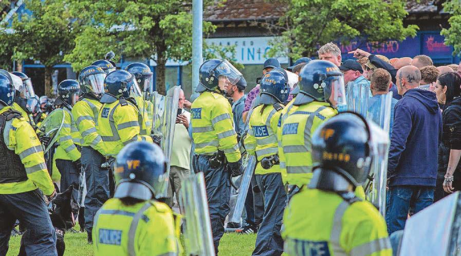 Went for a haircut stayed for the riot