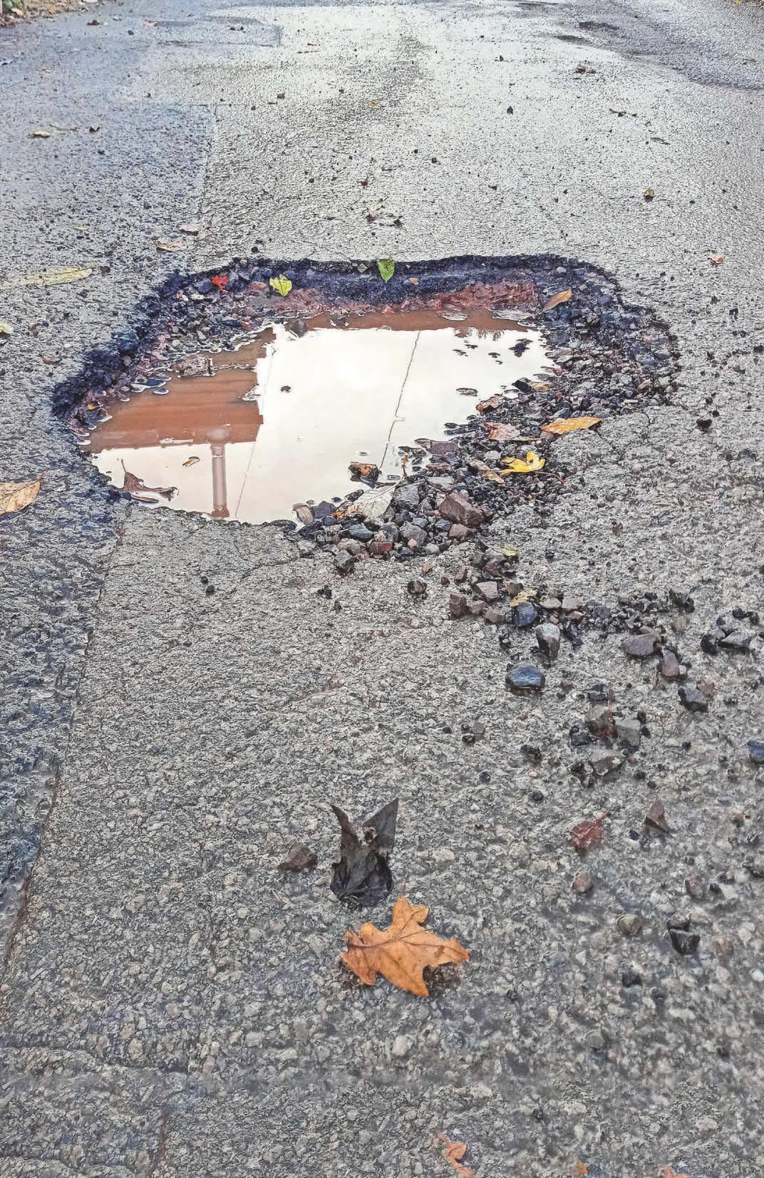 'Keep up the pressure for improved roads on National Pothole Day'