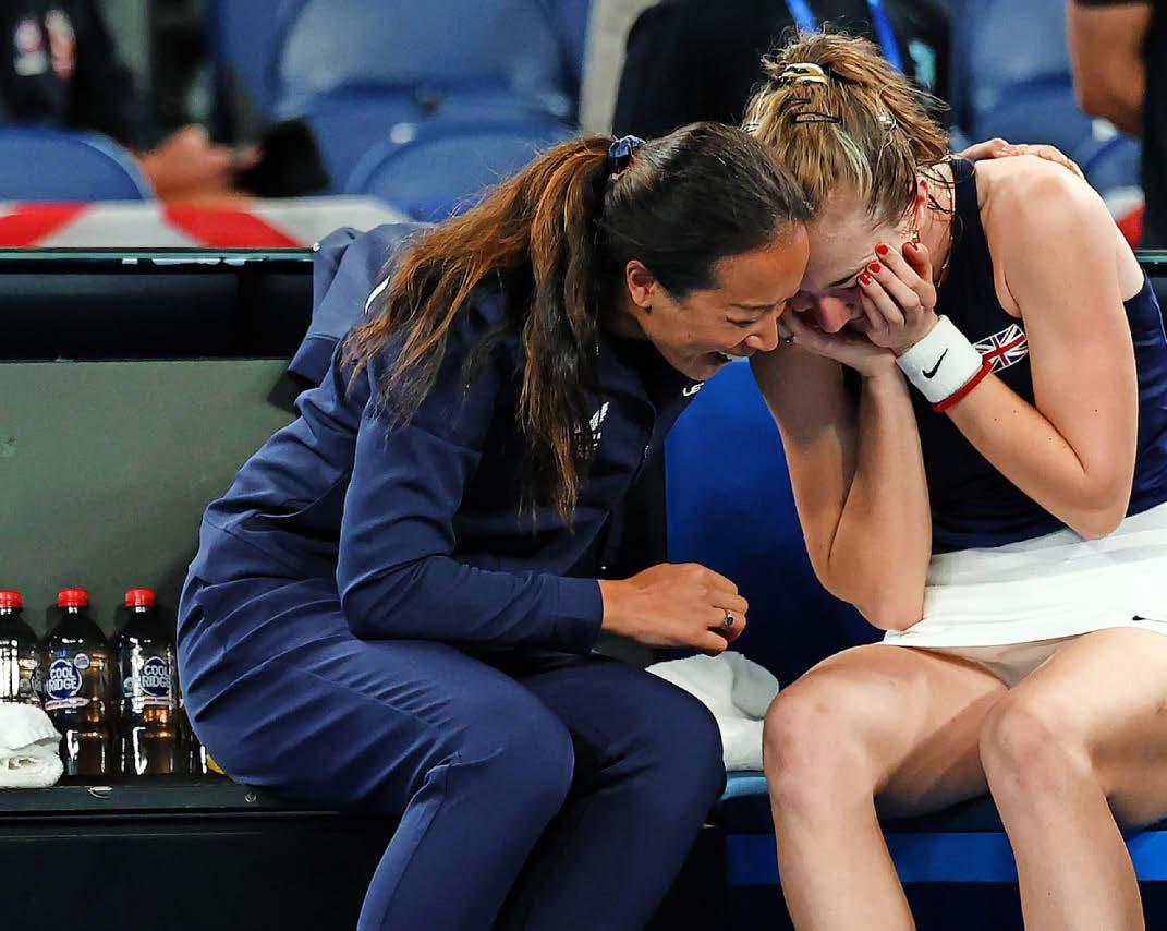 Brits stun Aussies with singles double