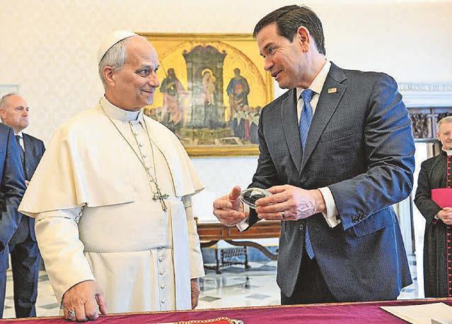Rubio and Pope discussed peace