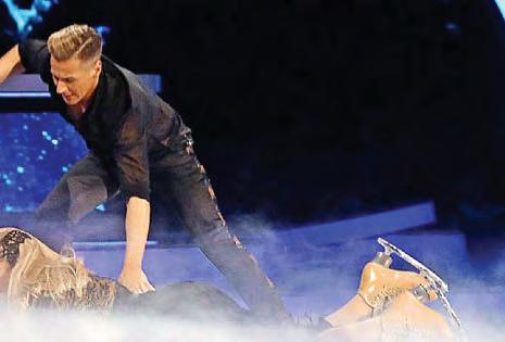 Viewers love to see celebs on the slide