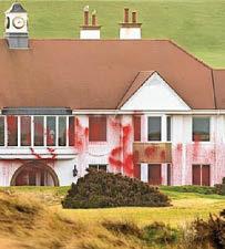 Trump resort a target