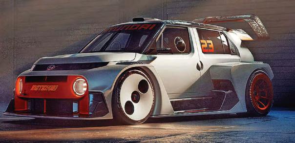 'Gaming' muscle car runs Hy on Insteroids