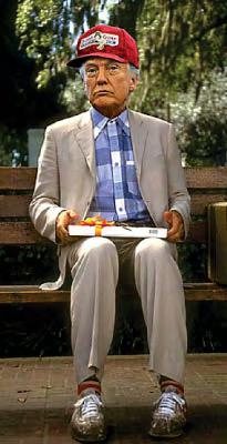 Forrest Trump's a choccy horror