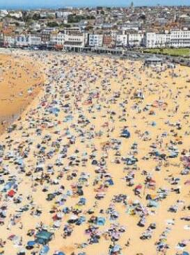 RAIL CHAOS & STORMS AS UK ROASTS