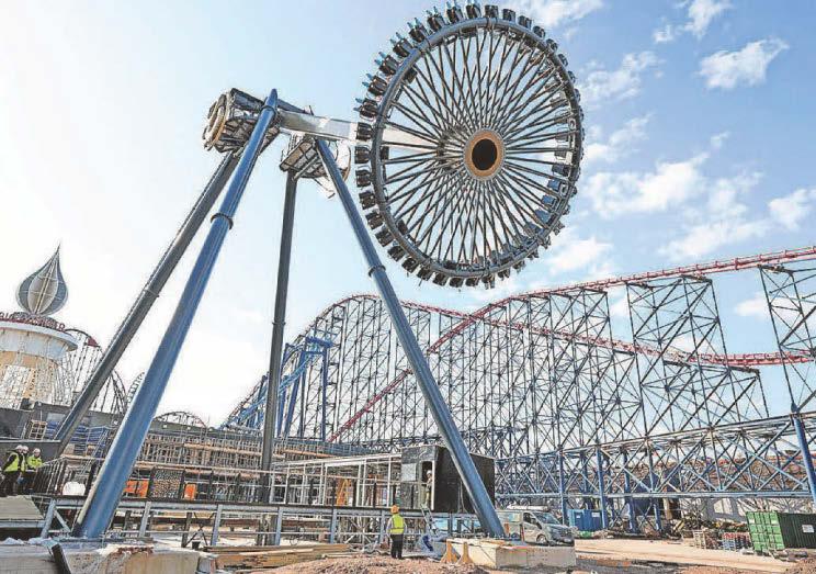 Blackpool's new £8.72million gyro swing is opening soon, and at 138ft, is the tallest of its kind in the UK'