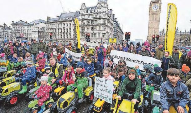 Angry farmers march against new 'death tax'