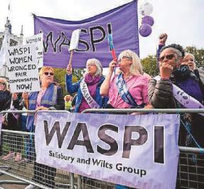 WASPI women not asking for charity, they seek justice