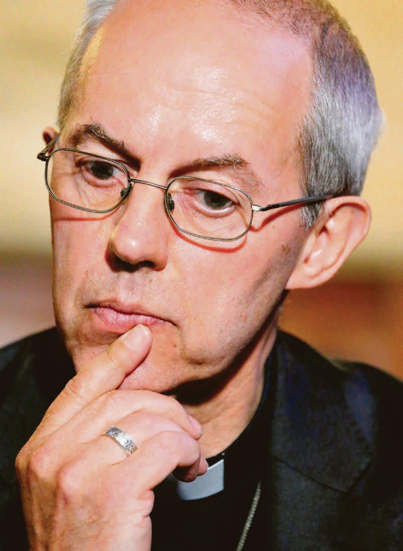 Welby: Scale of church child abuse allegations left me 'overwhelmed'